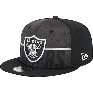 BONÉ ABA RETA NEW ERA 9FIFTY LAS VEGAS RAIDERS NFL TRAINING 23 - SNAPBACK - ADULTO