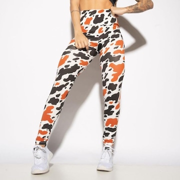 Calça Legging Honey Be Estampada Manchas - Feminina