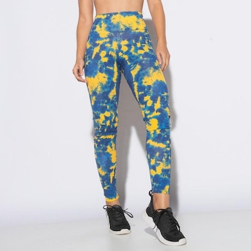 Calça Legging Honey Be Fitness Estampada Tie Dye - Feminina