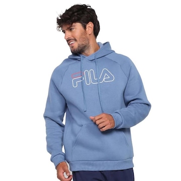 Blusão de Moletom com Capuz Fila Letter Winter - Masculino