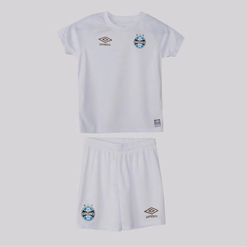 Kit do Grêmio II 2023 Umbro: Calção + Camisa - Infantil
