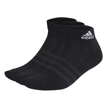 Kit Meias adidas Sportswear Ankle - 3 pares - Unissex