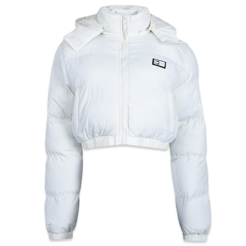 Jaqueta com Capuz New Era CROPPED PUFFER - Feminina