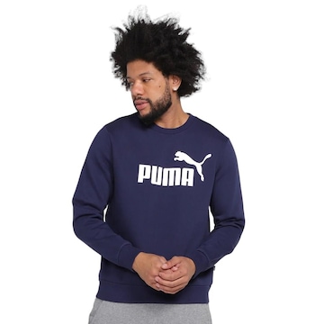 Blusa de Moletom Puma Essentials Big Logo - Masculina