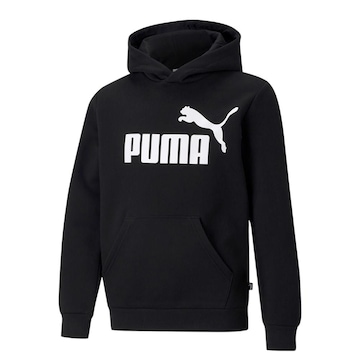 Blusão de Moletom Puma Essentials Big Logo Hoodie - Infantil