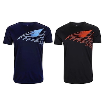 Kit Camisetas Penalty Multiflag - Masculina - 2 Unidades