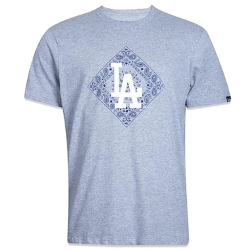 Camiseta New Era Los Angeles Dodgers MLB Street Paisley - Masculina