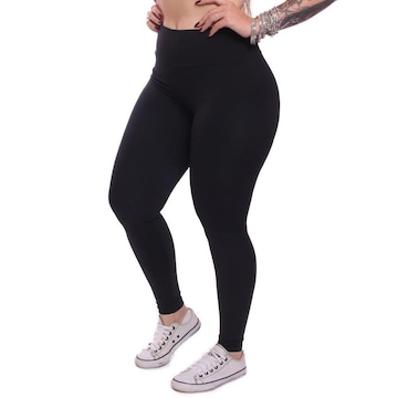 Calça Legging Dellas Fit Zero Transparência Proteção UV Suplex Nakai Academia Treino Esporte - Feminina