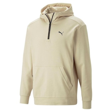 Blusão de Moletom Puma Canguru Half Zip - Masculino