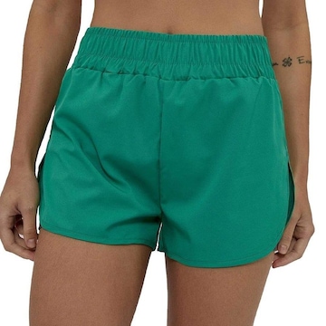 Shorts Alto Giro Duplo Tecnospan - Feminino