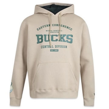 Blusão De Moletom com Capuz New Era Nba Milwaukee Bucks Back To School - Masculino