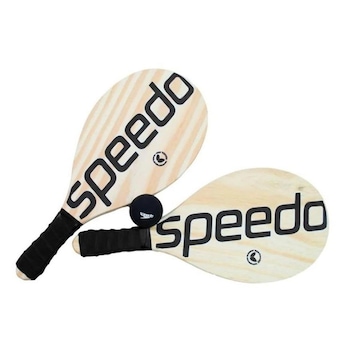Kit de Frescobol Speedo: 2 Raquetes + 1 Bola - Adulto