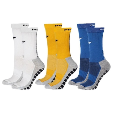 Kit Meiões Penalty Grip - 39 a 43 - 3 Pares - Masculina