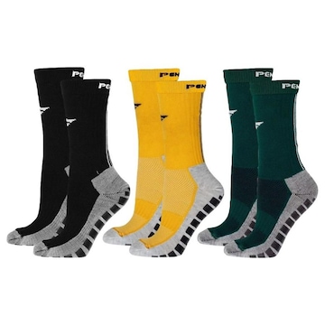 Kit Meiões Penalty Grip - 39 a 43 - 3 Pares - Masculina