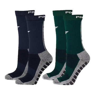 Kit Meiões Penalty Grip - 39 a 43 - 2 Pares - Masculina