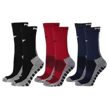 Kit Meiões Penalty Grip - 39 a 43 - 3 Pares - Masculina