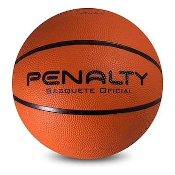 Bola de Basquete Penalty Modelo Playoff IX Vulcanizada Laranja