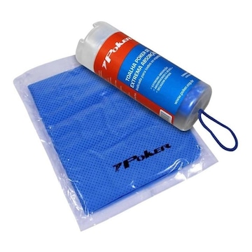 Toalha Esportiva Poker PVA Alta Absorção Média 43x32cm