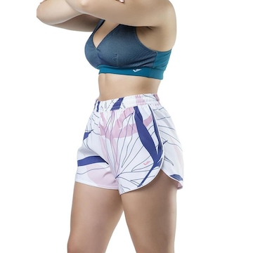 Short Fitness Feminino Com Bermuda Interna Running - Elite