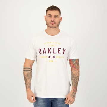 Camiseta Oakley logo cinza ⋆ Sanfer Acessórios