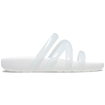 Sandália Crocs Splash Glossy Strappy Sandal - Feminino