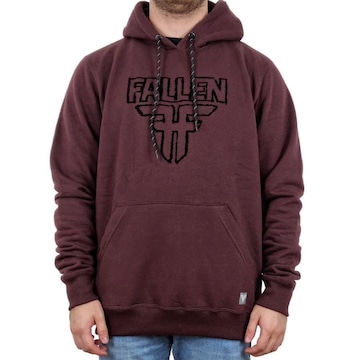 Blusão de Moletom com Capuz Fallen Flocado - Masculino