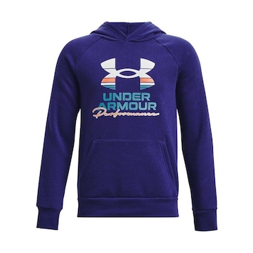 Blusão de Moletom Under Armour Rival Fleece Graphic - Infantil