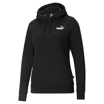 Blusão de Moletom com Capuz Puma Small Logo Hoodie - Feminino