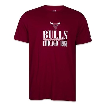 Camiseta New Era Chicago Bulls Modern Classic - Masculina