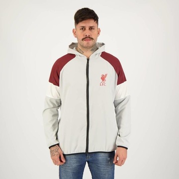 Jaqueta Corta Vento Liverpool com Capuz Futfanatics - Masculina