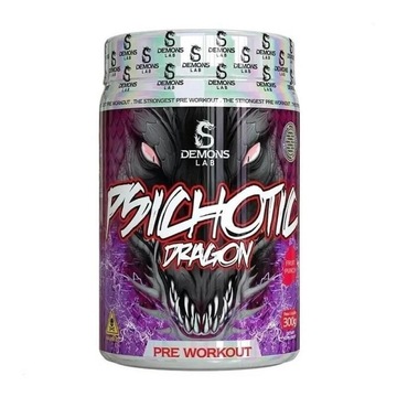 Psichotic Demons Lab Dragon Pré Treino - Fruit Punch - 300G