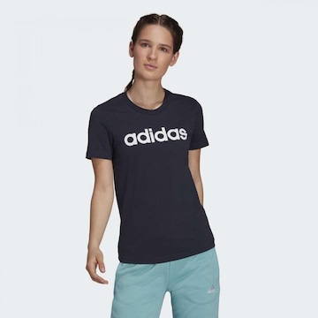 Camiseta adidas Essentials Slim Logo - Feminina