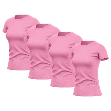 Kit de Camisas Térmica Adriben Dry Fit com Proteção Solar Academia - 4 Unidades - Feminina