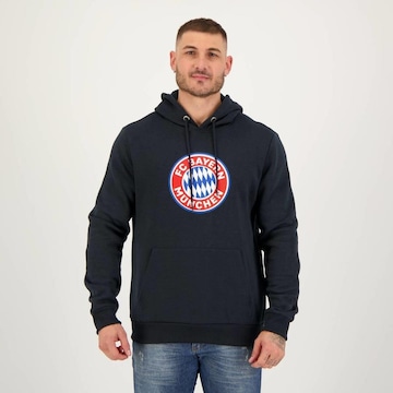 Blusão de Moletom com Capuz Bayern Escudo Futfanatics - Masculino