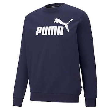 Blusão de Moletom sem Capuz Puma Ess Big Logo - Masculino