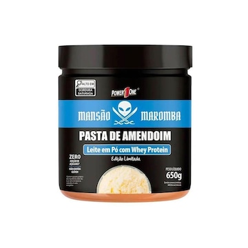 Pasta de Amendoim Power1One Mansão Maromba 650G Leite Em Pó