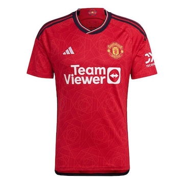 Camisa 1 Manchester United 23/24 adidas - Masculina