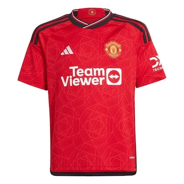 Camisa Adidas Manchester United Pre Jogo - masculino - adulto Preto
