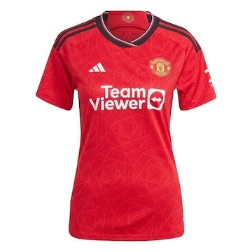 Camisa 1 do Manchester United 23/24 adidas - Feminina