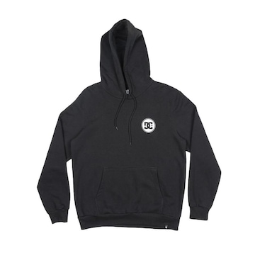 Blusão de Moletom com Capuz Dc Shoes Canguru Vertical Cut Hoddie - Masculino