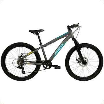 Bicicleta Infantil Aro 24 Mtb Athor Brave Shimano Alumínio