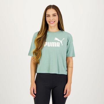 Blusa Cropped Puma Ess Logo Ii - Feminina