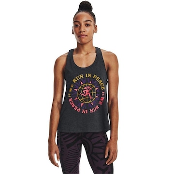 Camiseta Regata Under Armour Run In Peace Tank - Feminina