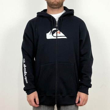 Jaqueta de Moletom com Capuz Quiksilver Aber Comp Logo - Masculina