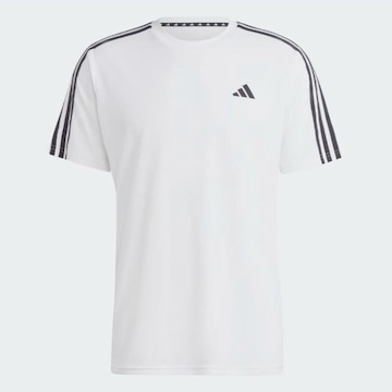 Camiseta Masculina adidas Manga Curta Essentials 3 Listras