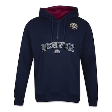 Blusão de Moletom com Capuz New Era Denver Nuggets Back To School - Masculino