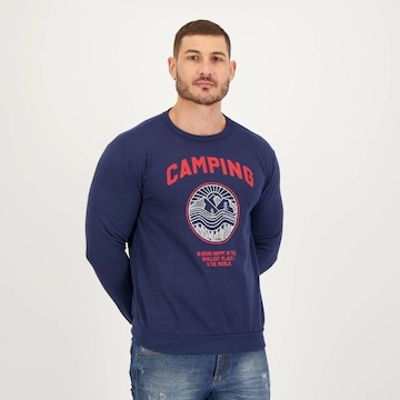 Blusão de Moletom sem Capuz Cdka Camping Classic - Masculino