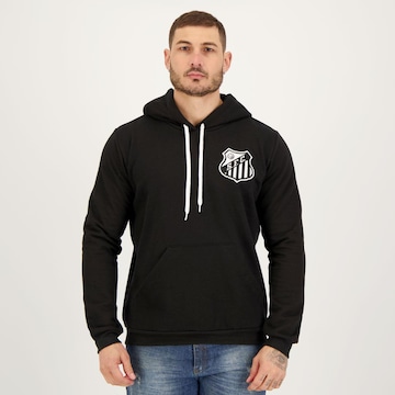 Blusão de Moletom com Capuz do Santos - Masculino