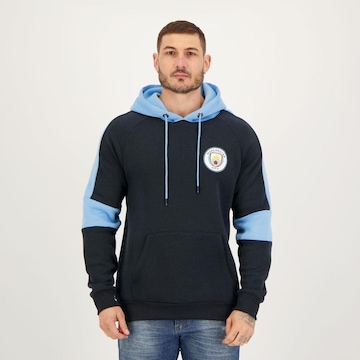 Blusão de Moletom Manchester City Canguru Futfanatics - Masculina