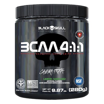 BCAA 4:1:1 - Aminoácidos - Black Skull - 280G